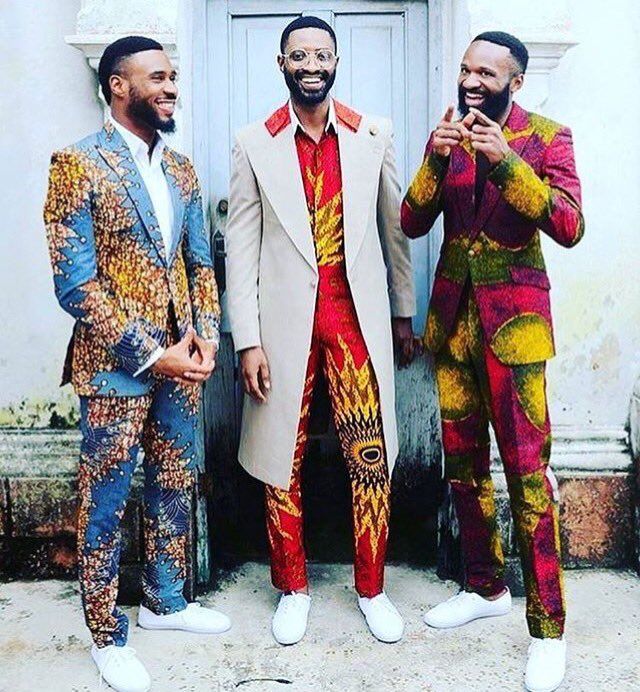 Ankara Suits for Grooms
